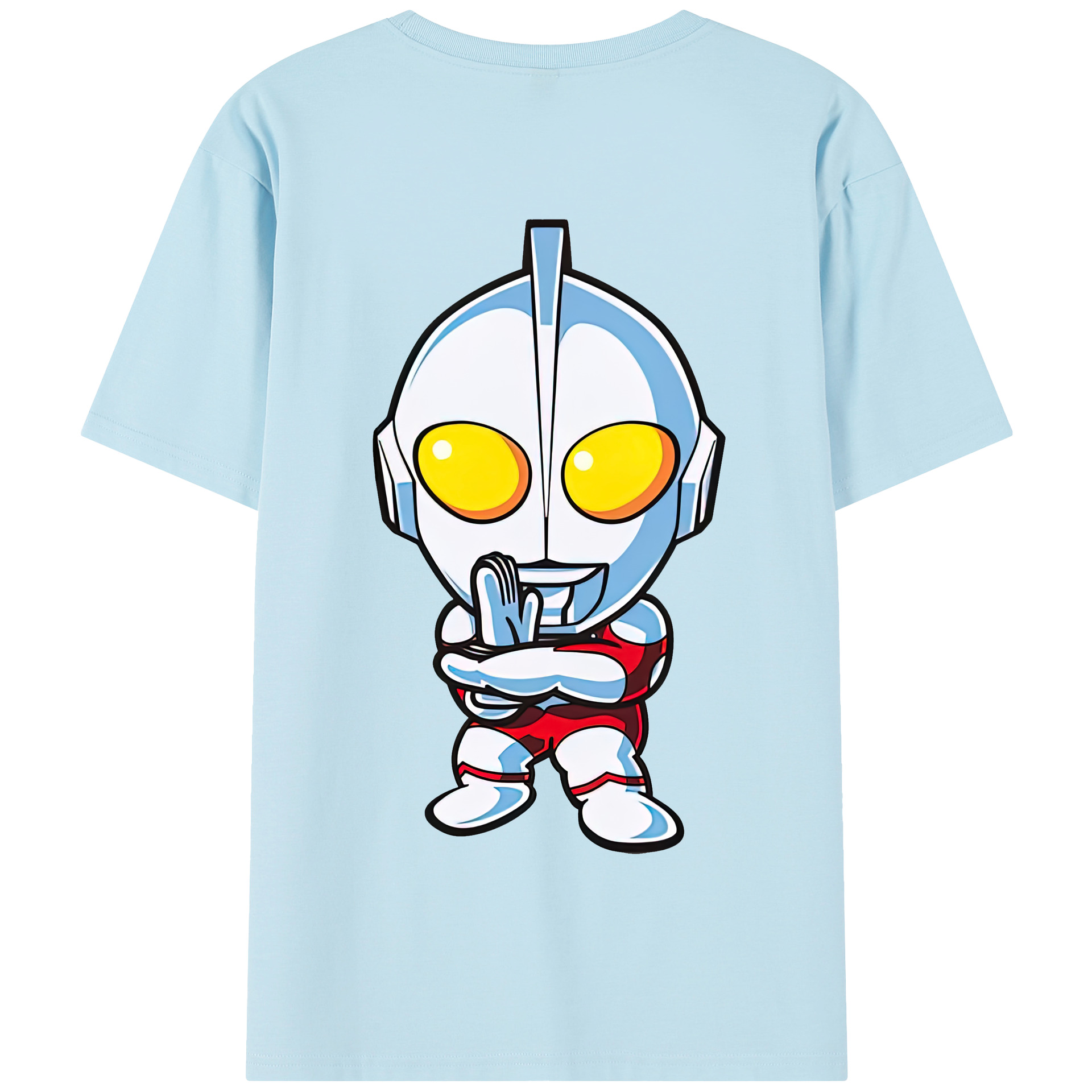 （画像用） ウルトラマン Ultraman 綿100％半袖Tシャツ（背面プリント）